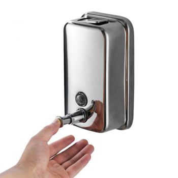 Bathroom Wall Mounted Stainless Steel Liquid Soap Dispenser